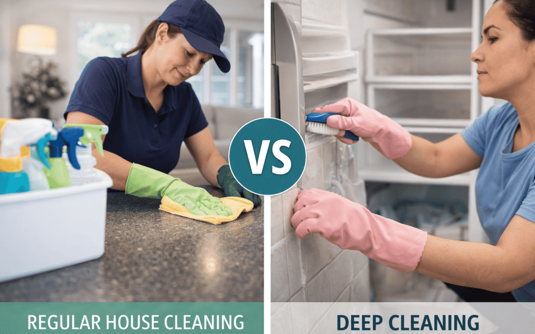 House Cleaning vs. Deep Cleaning — What’s the Difference?