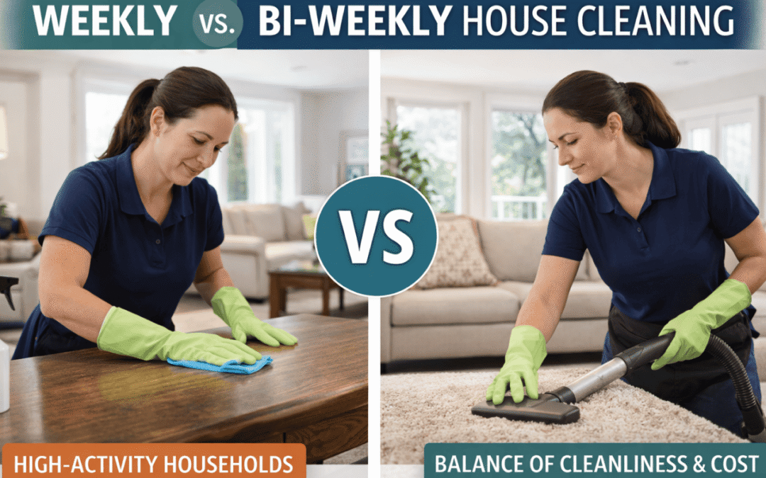 Weekly vs. Bi-Weekly House Cleaning — Which Is Right for You?