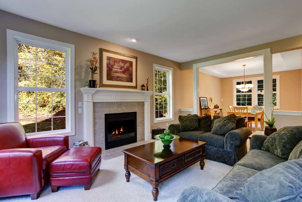 clean living room in peabody ma 